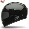 BELL 'Reactolite Visor' Street Qualifier DLX Solid Gloss BLACK Motorbike Helmet Bell Helmets