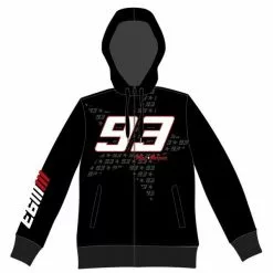 Marc Marquez LADIES FLEECE BLACK Official MotoGP VR46 Merchandise VR46 Clothing