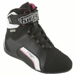 FURYGAN JET LADY D30 WP Pink/Black Breathable Sympatex Motorbike Leather Shoe