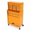 BIKETEK KTM Orange Mechanics Steel Rolling Toolbox Chest & Cabinet Set