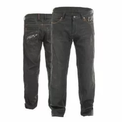 RST Clothing RST WAX BLACK ARAMID Denim Regular Leg Armour 2205 Jeans For Motorbike/Scooter