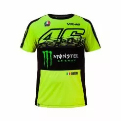 VR46 Valentino Rossi MONSTER Flo Mens T-Shirt The Doctor Official MotoGP Merchandise