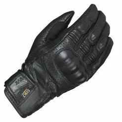 FURYGAN VITTORIO D30 Armour Black Leather Motorcycle/Cruiser/Retro Short Gloves Furygan Clothing