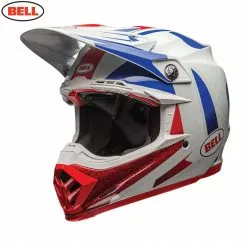 BELL Moto-9 Flex VICE Blue/Red Carbon Pro Circuit Replica Motocross MX Helmet Bell Helmets