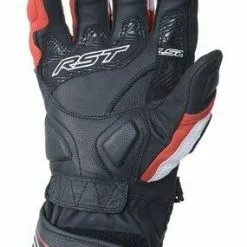 RST Delta 3 CE RED Motorbike/Scooter Leather/Carbon Gloves Cheap RST Clothing