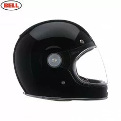 BELL BULLITT 2019 Solid Gloss BLACK Modern Retro Classic Motorcycle Helmet Matt Bell Helmets