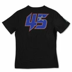 Scott Redding 45 Mens T-Shirt Black Official MotoGP Merchandise VR46 VR46 Clothing