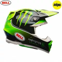 BELL MX Moto-9 Mips Lightweight Tri-Matrix Shell Motocross Off Road Peak Helmet Bell Helmets