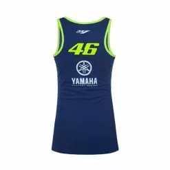 Ladies Valentino Rossi Yamaha M1 Blue Tank Top Vest Official VR46 Merchandise VR46 Clothing
