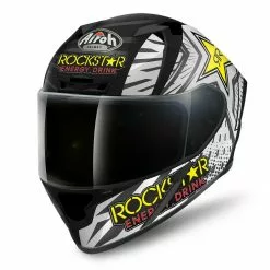 Airoh Helmets AIROH 2018 Valor Rockstar/Touchdown/Bone Motorbike Full Face ACU Gold Helmet