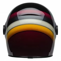 BELL CRUISER 2019 BULLITT Burnout Black/Maroon/White Classic Motorcycle Helmet