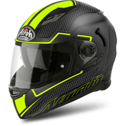 AIROH MOVEMENT-S Faster Yellow Matt Sun Visor Motorbike Helmet Pinlock Included