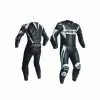 RST Tractech Evo-R Black/White 1PC Motorbike Leather Racing AAA CE Race Suit